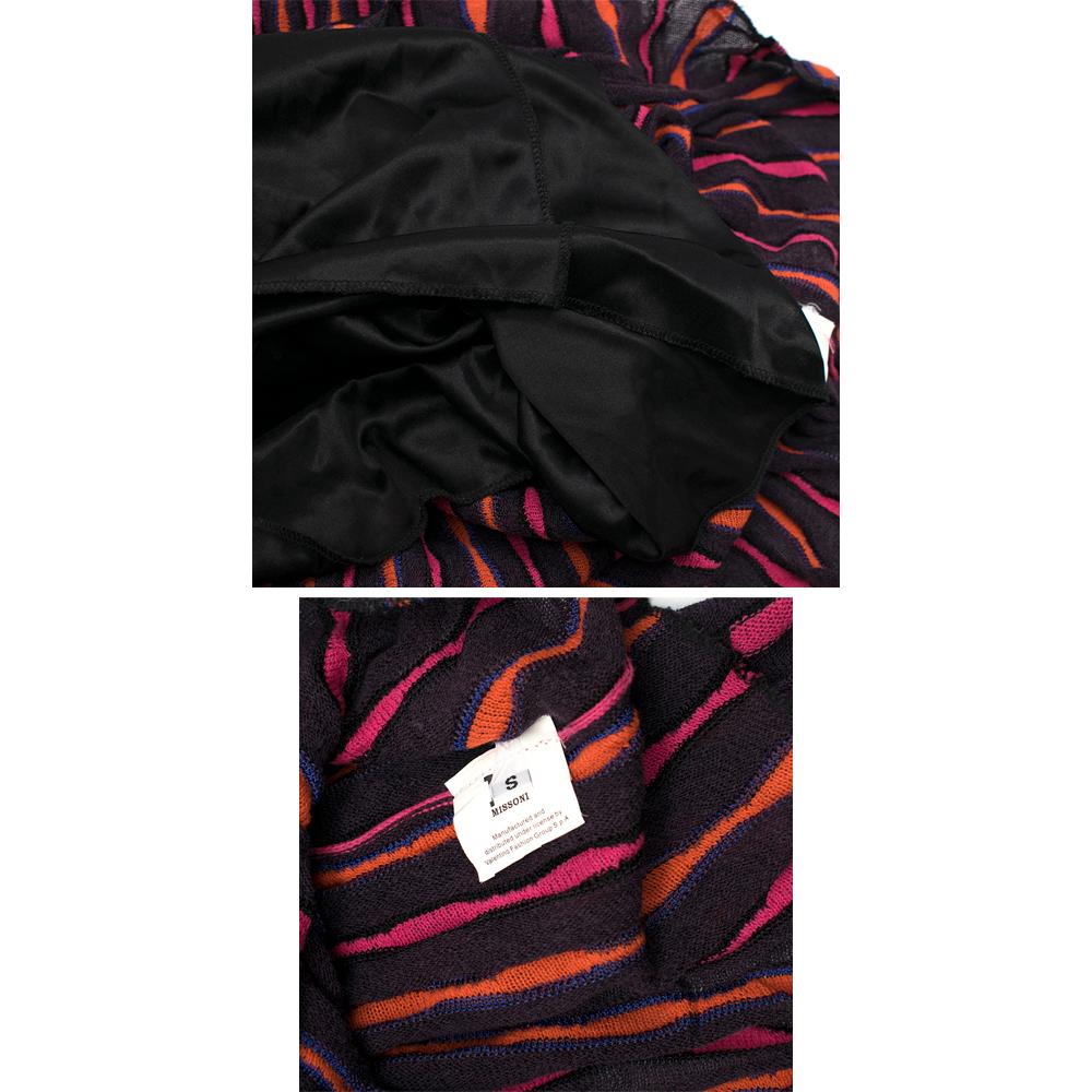Missoni Mehrfarbiges Maxikleid aus Strick Größe US 6 im Angebot 5