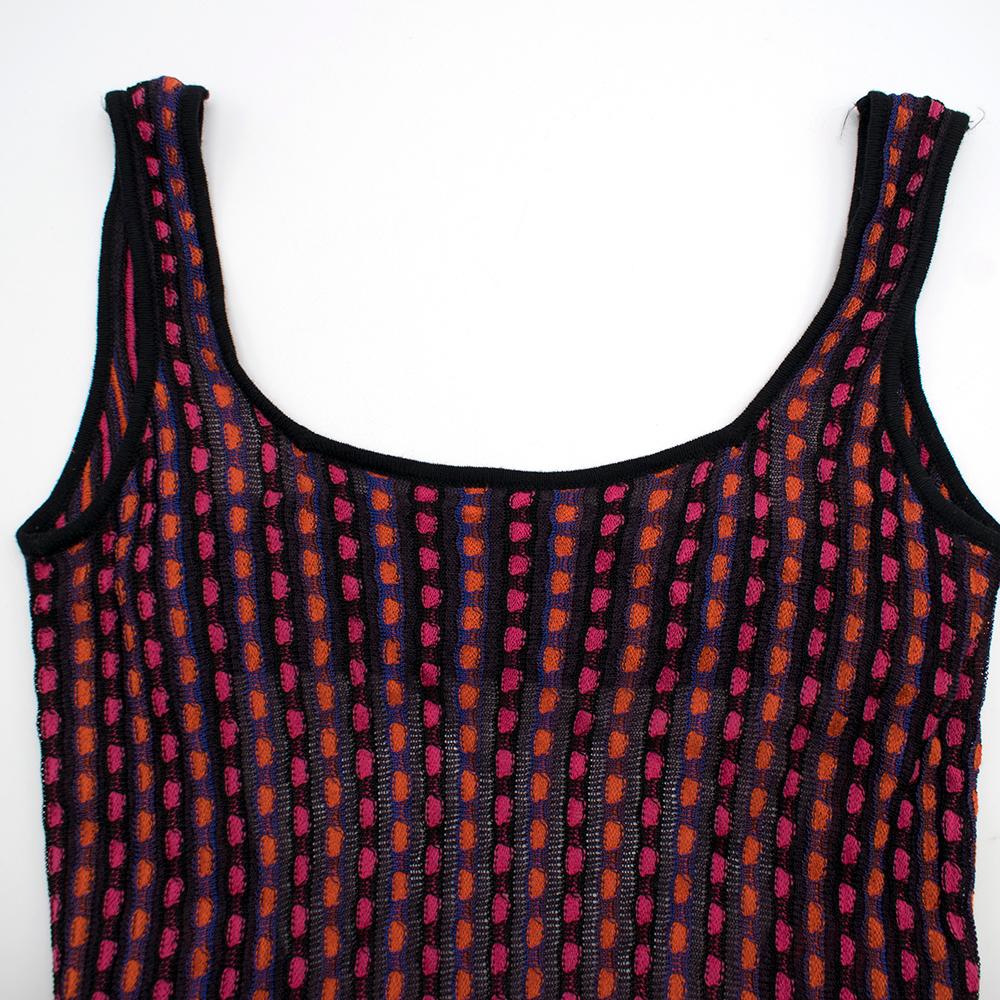 Missoni Mehrfarbiges Maxikleid aus Strick Größe US 6 im Zustand „Hervorragend“ im Angebot in London, GB