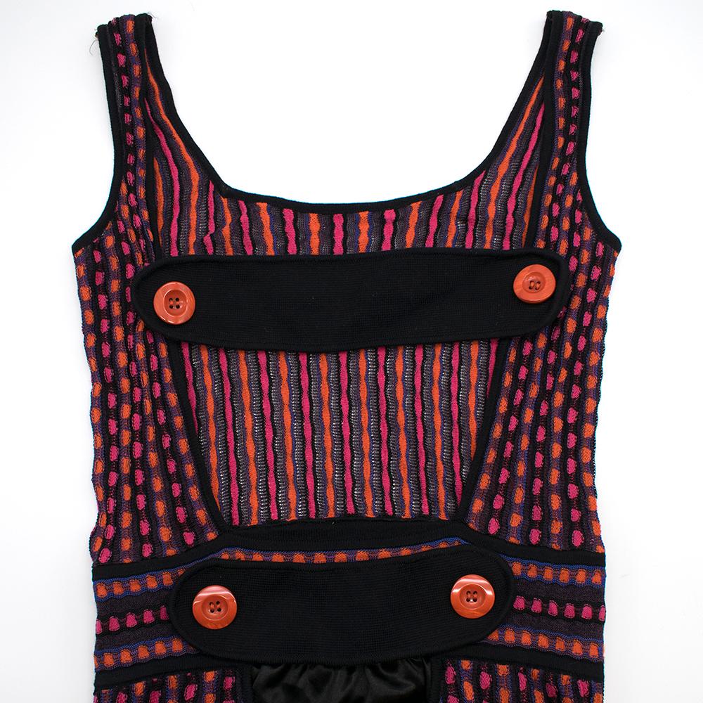 Missoni Mehrfarbiges Maxikleid aus Strick Größe US 6 im Angebot 1