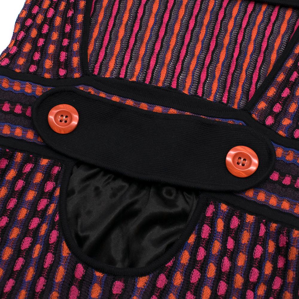Missoni Mehrfarbiges Maxikleid aus Strick Größe US 6 im Angebot 2
