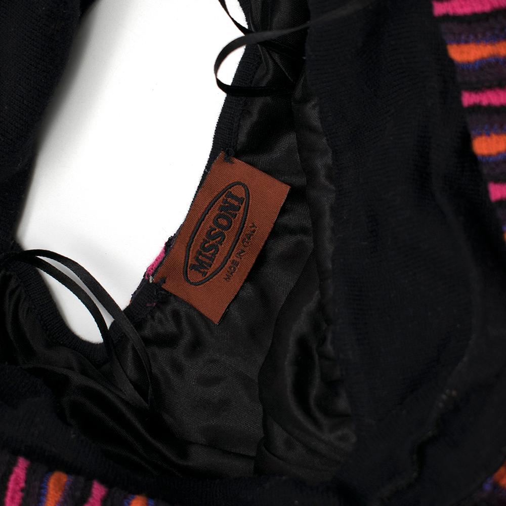 Missoni Mehrfarbiges Maxikleid aus Strick Größe US 6 im Angebot 3