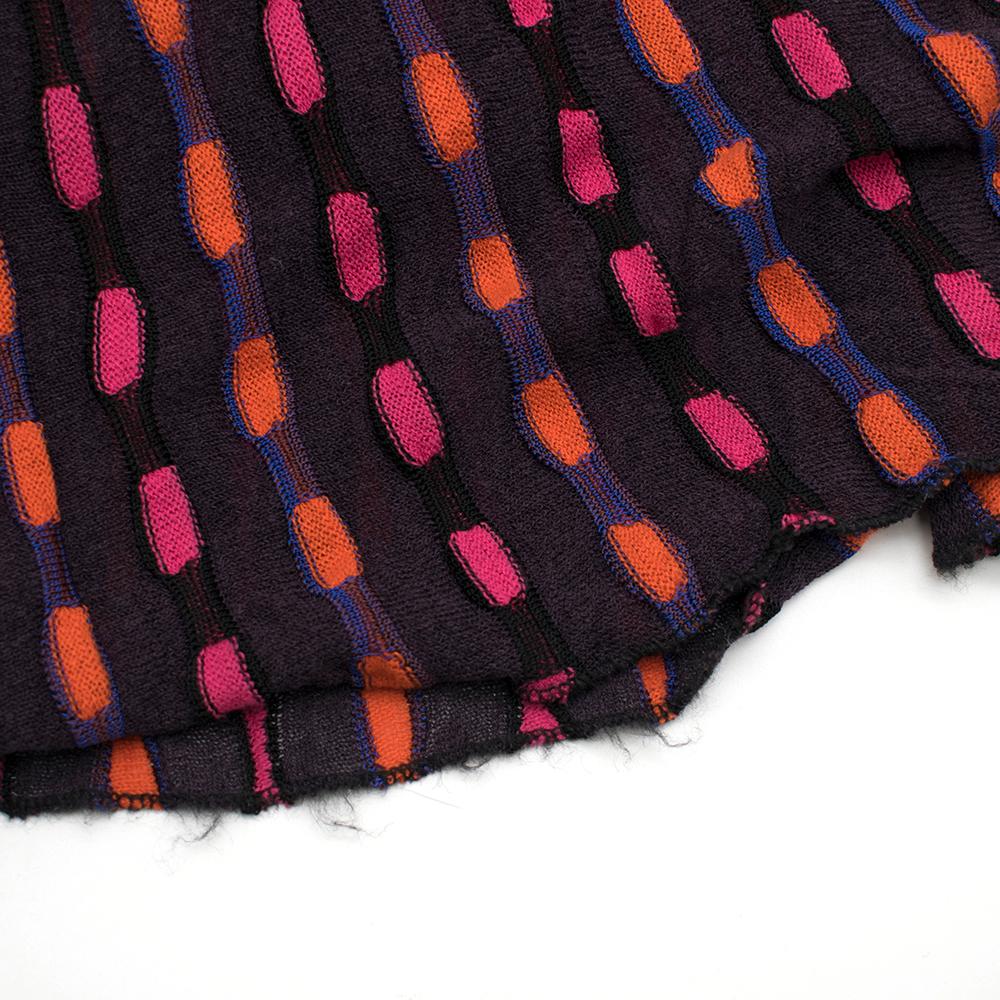 Missoni Mehrfarbiges Maxikleid aus Strick Größe US 6 im Angebot 4