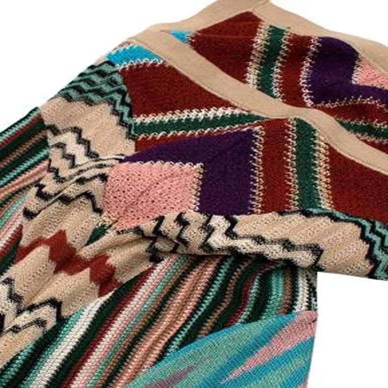 Missoni Multicolour Chevron Knit Dress For Sale 1