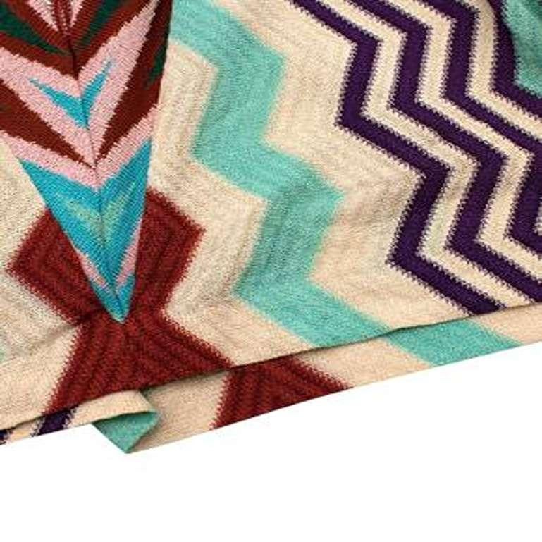 Missoni Multicolour Chevron Knit Dress For Sale 5