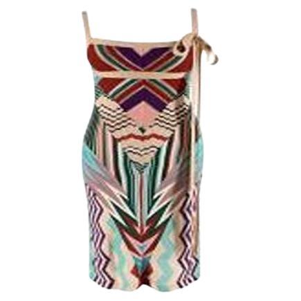 Missoni Multicolour Chevron Knit Dress For Sale