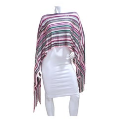 Missoni Multicolour Knit Cropped Poncho