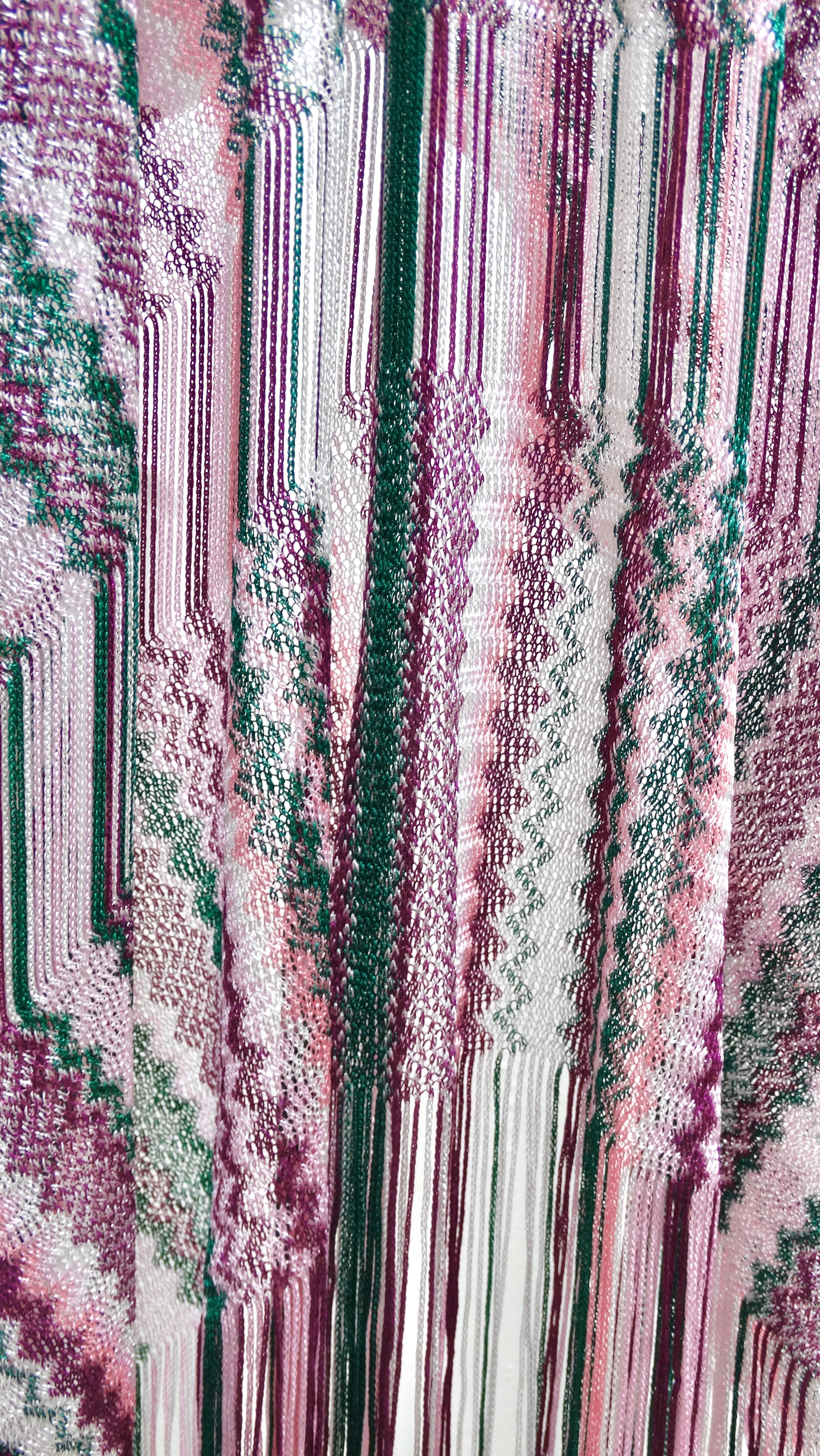 Poncho court Missoni en tricot multicolore Neuf - En vente à Scottsdale, AZ