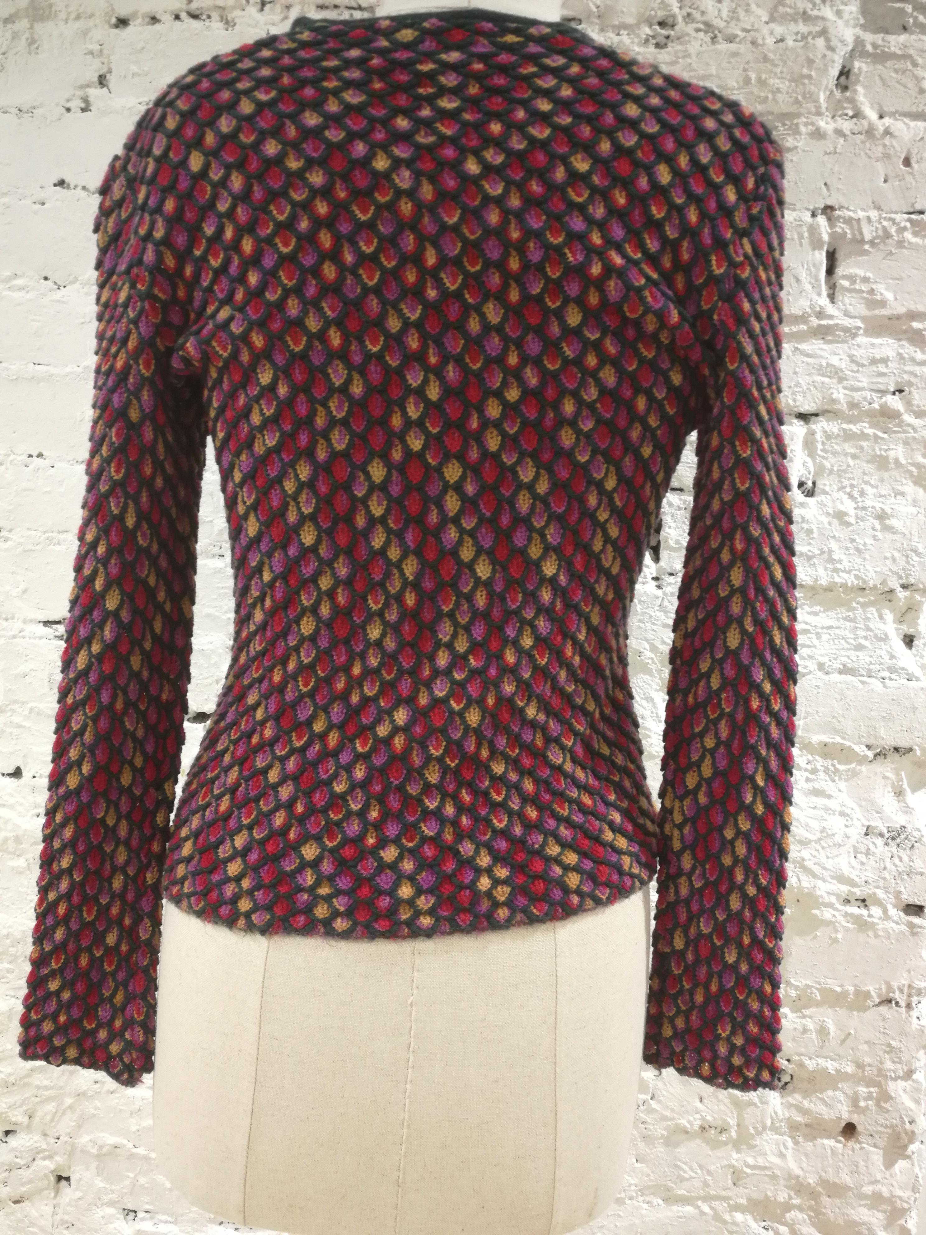 Black Missoni multicolour Wool Sweater For Sale