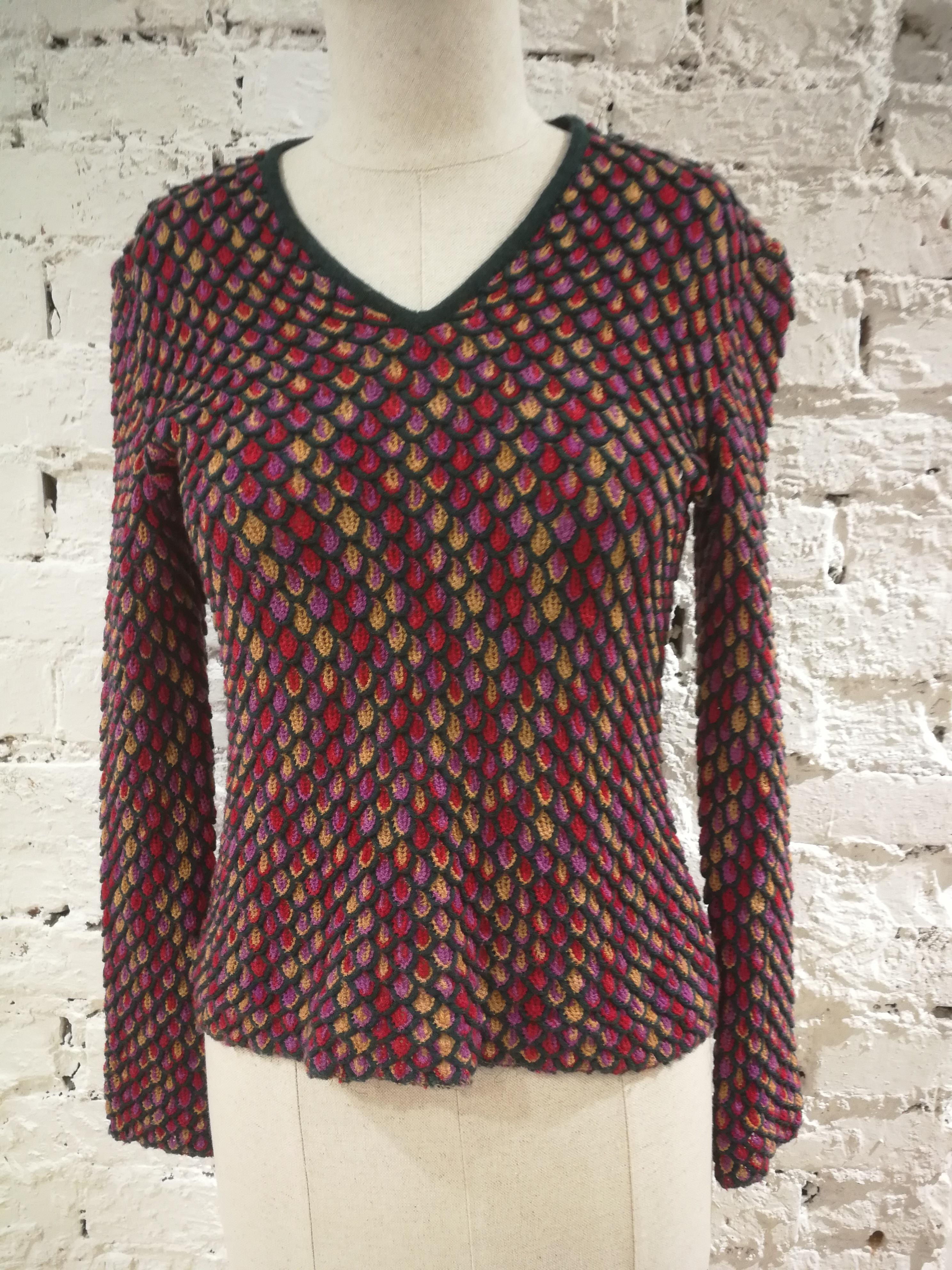 Missoni multicolour Wool Sweater For Sale 2
