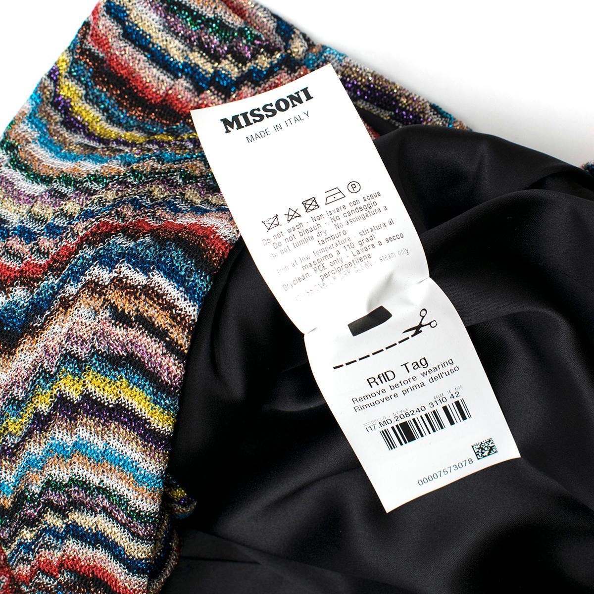 Missoni Multicoloured Knit Jacket IT 42 2