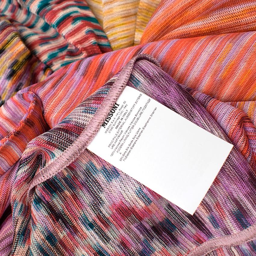 Missoni Multicoloured Knit Longline Cardigan M 44 IT 1