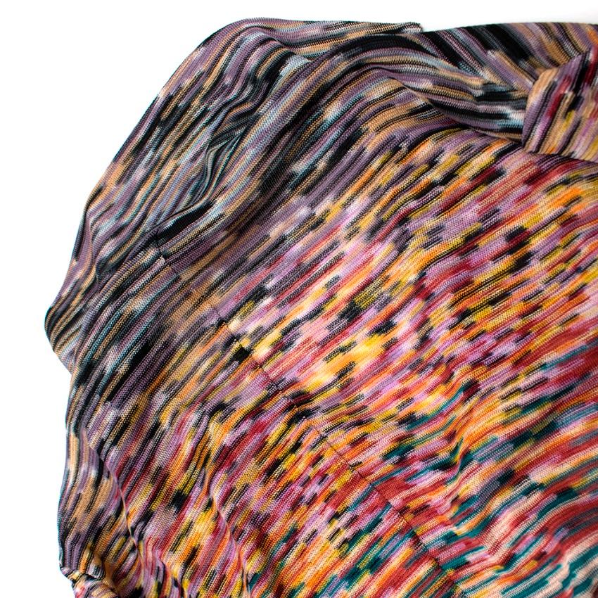 Missoni Multicoloured Knit Longline Cardigan M 44 IT 2