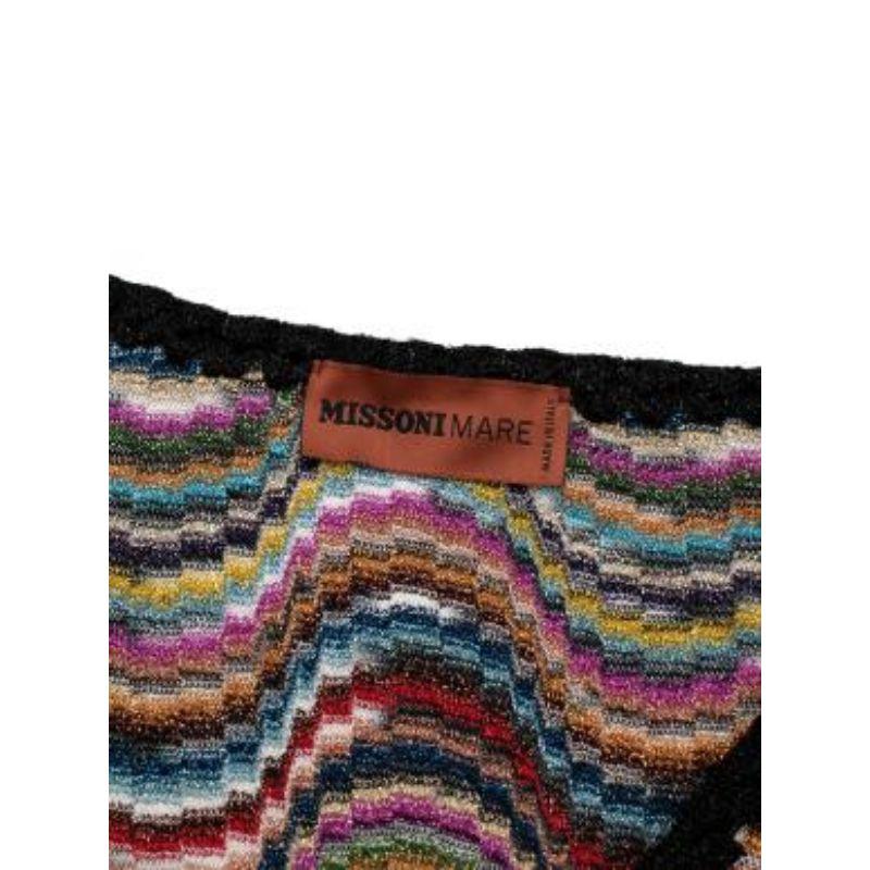 Missoni Multicoloured Metallic Wavy Knit Coverup Dress 1