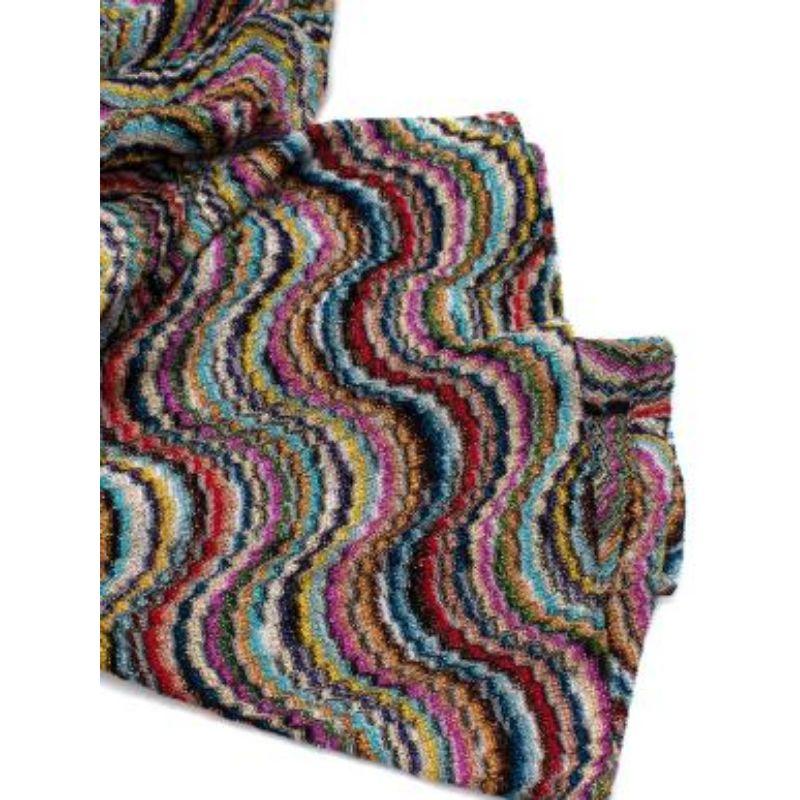 Missoni Multicoloured Metallic Wavy Knit Coverup Dress 5