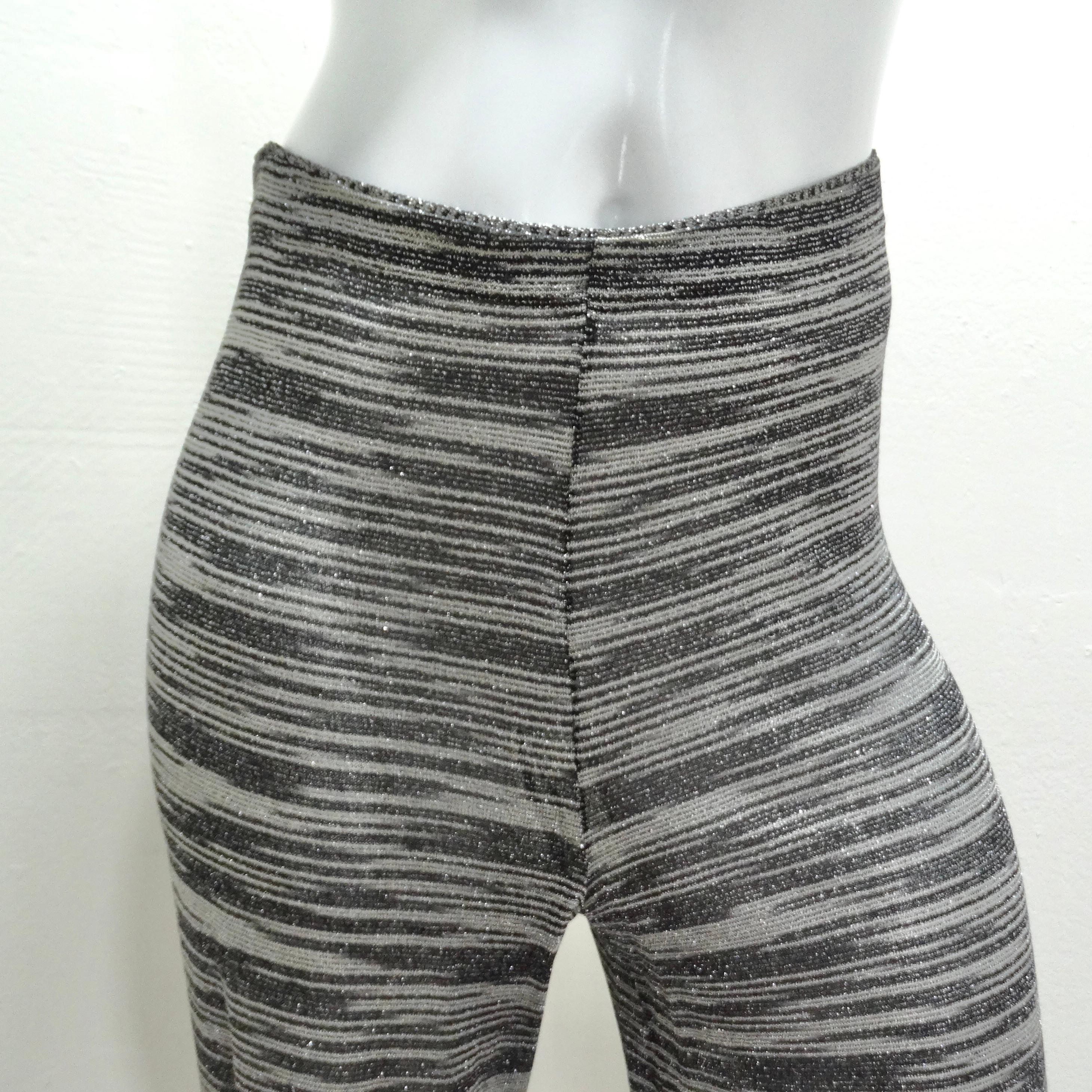Missoni Neiman Marcus Silver and Black Three Piece Lounge Outfit Set For Sale 10