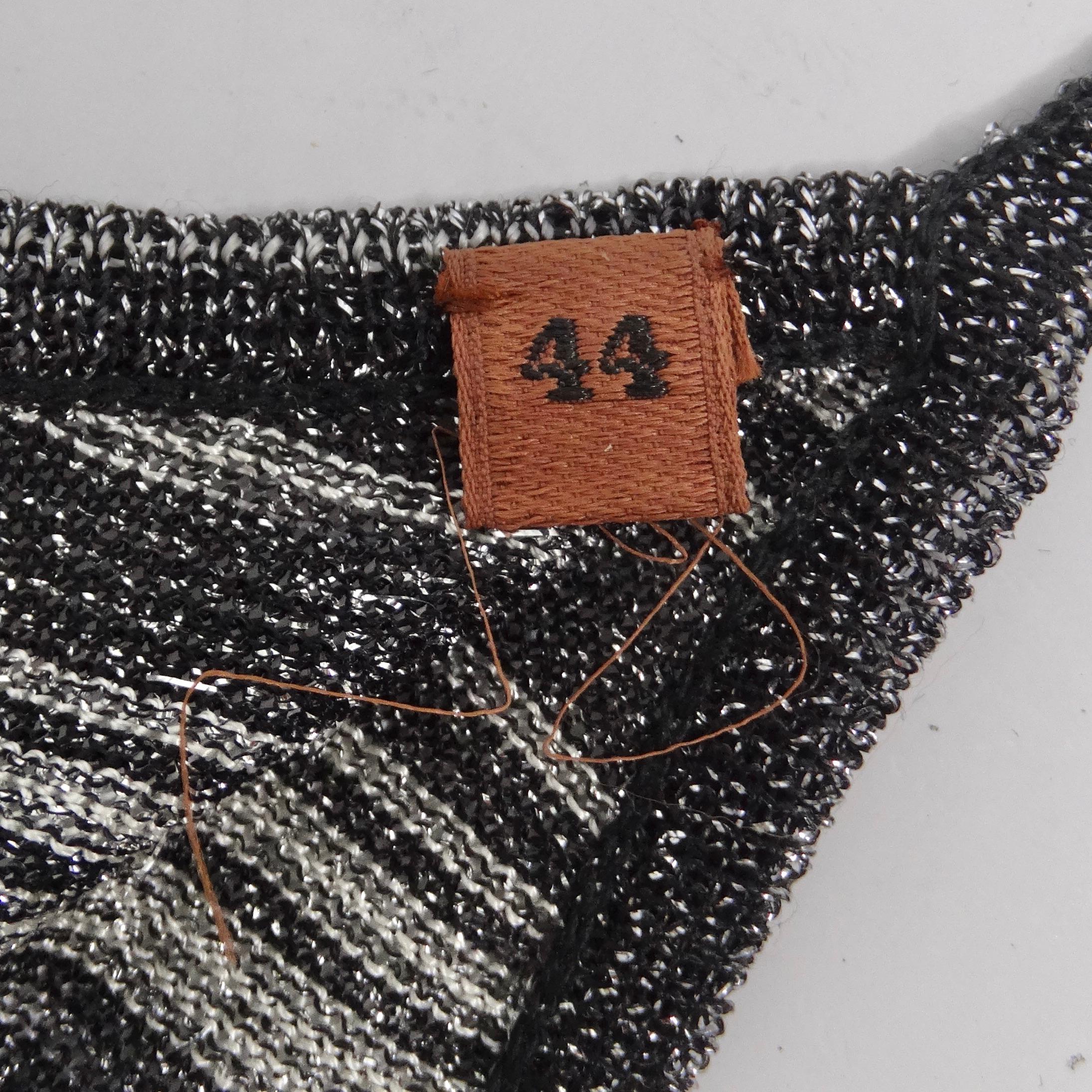 Missoni Neiman Marcus Set da salotto in tre pezzi, argento e nero in vendita 13