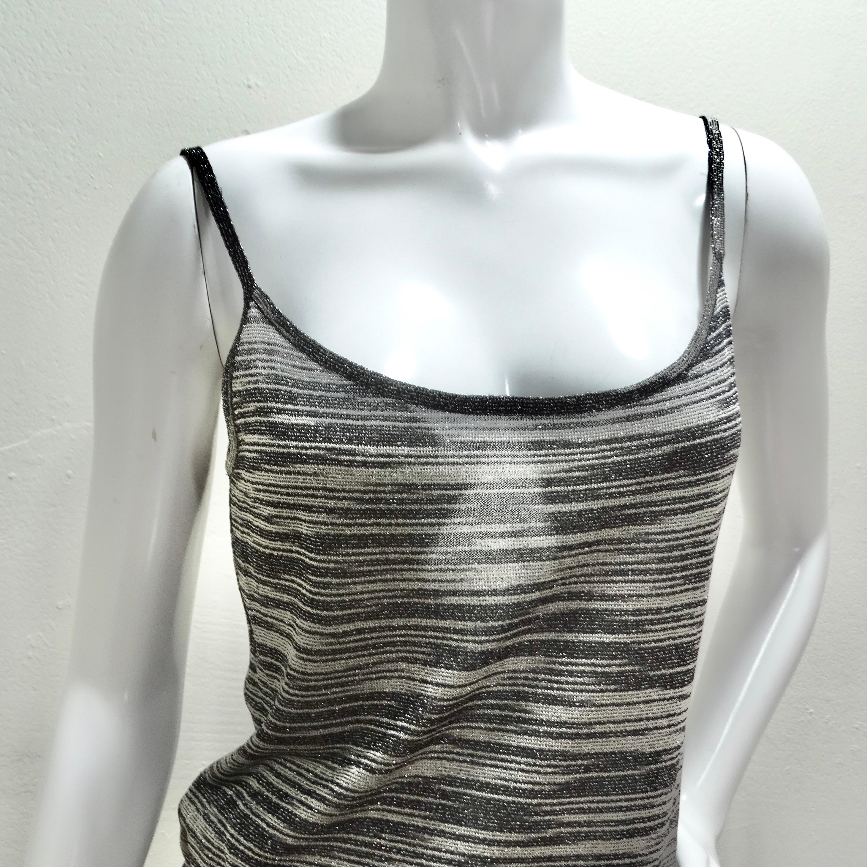 Women's or Men's Missoni Neiman Marcus Silver and Black Three Piece Lounge Outfit Set For Sale