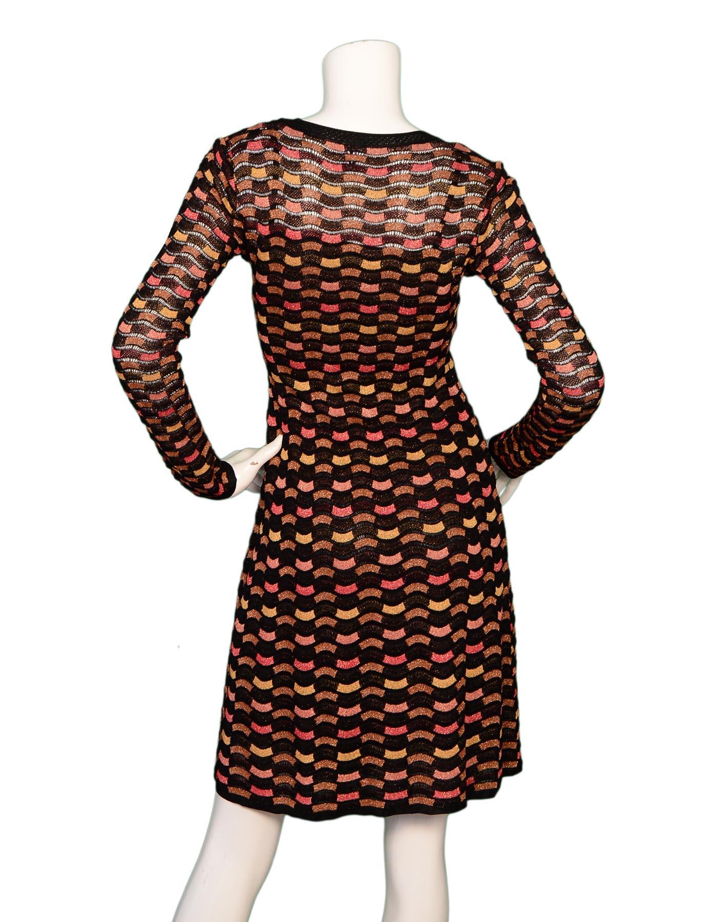 checkered knit dress