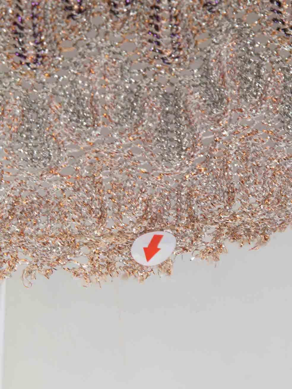 Missoni Ombré Glitter Knit Dress Size XS For Sale 1