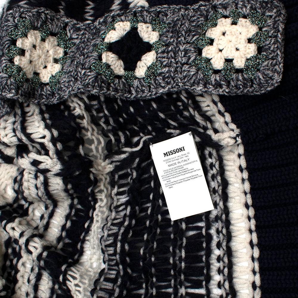  Missoni Open Knit Wool Blend Cardigan - Size US4 3
