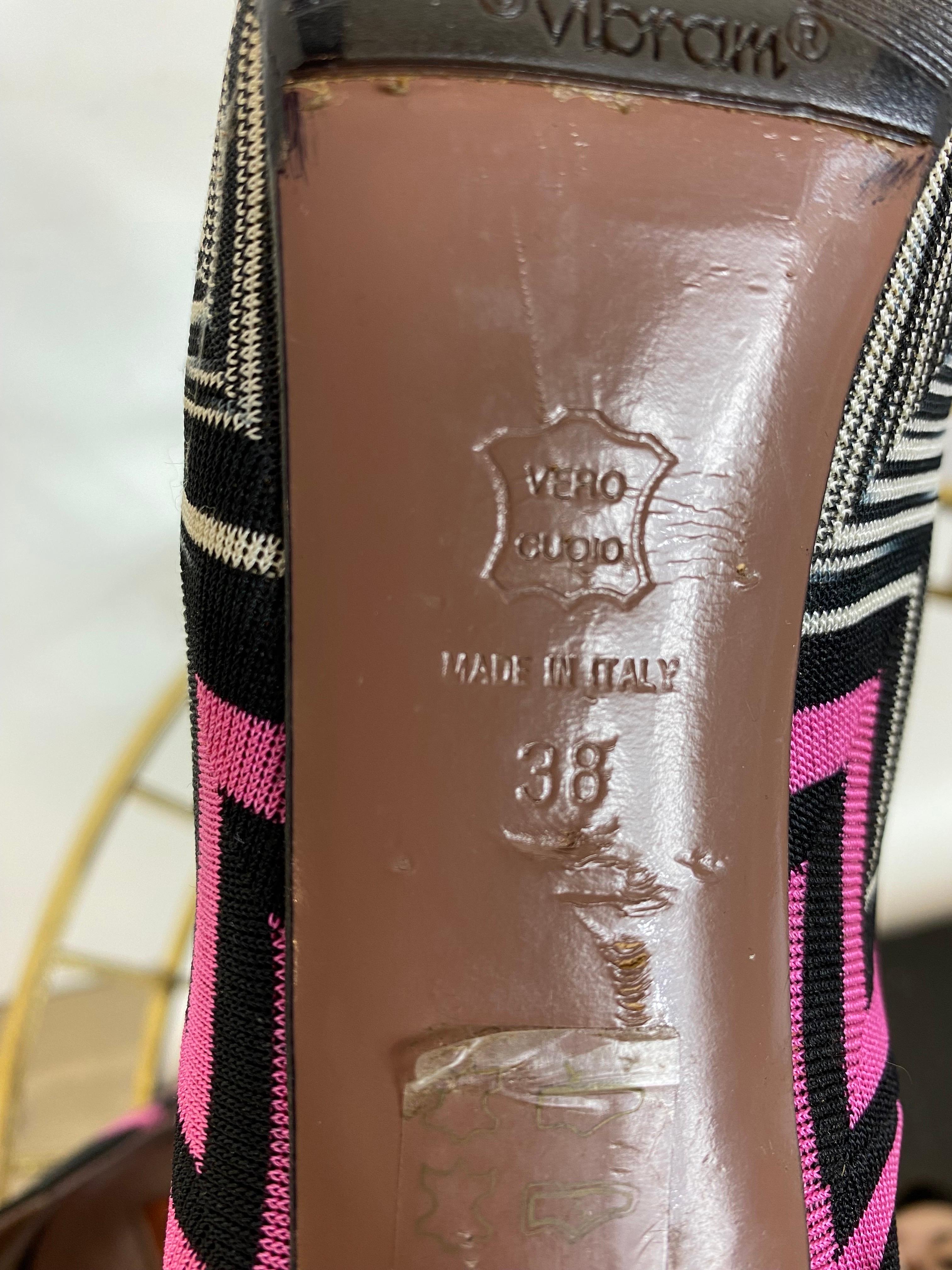 da uomo o donna Décolleté Missoni con punta aperta in vendita