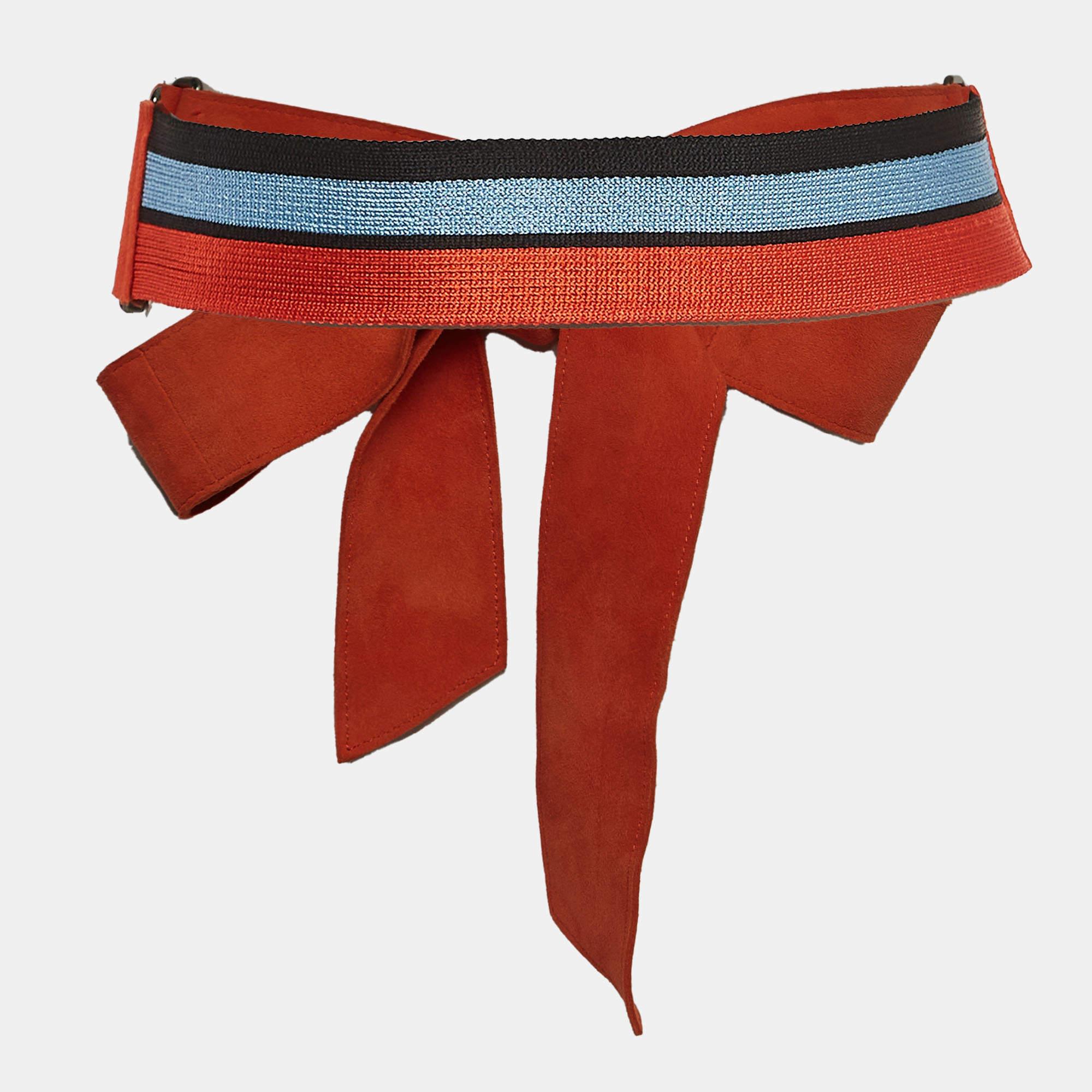 Let this belt be the newest addition to your collection of accessories. It is stylish, durable , and handy! Designed by Missoni, you can use this creation with a variety of outfits.
