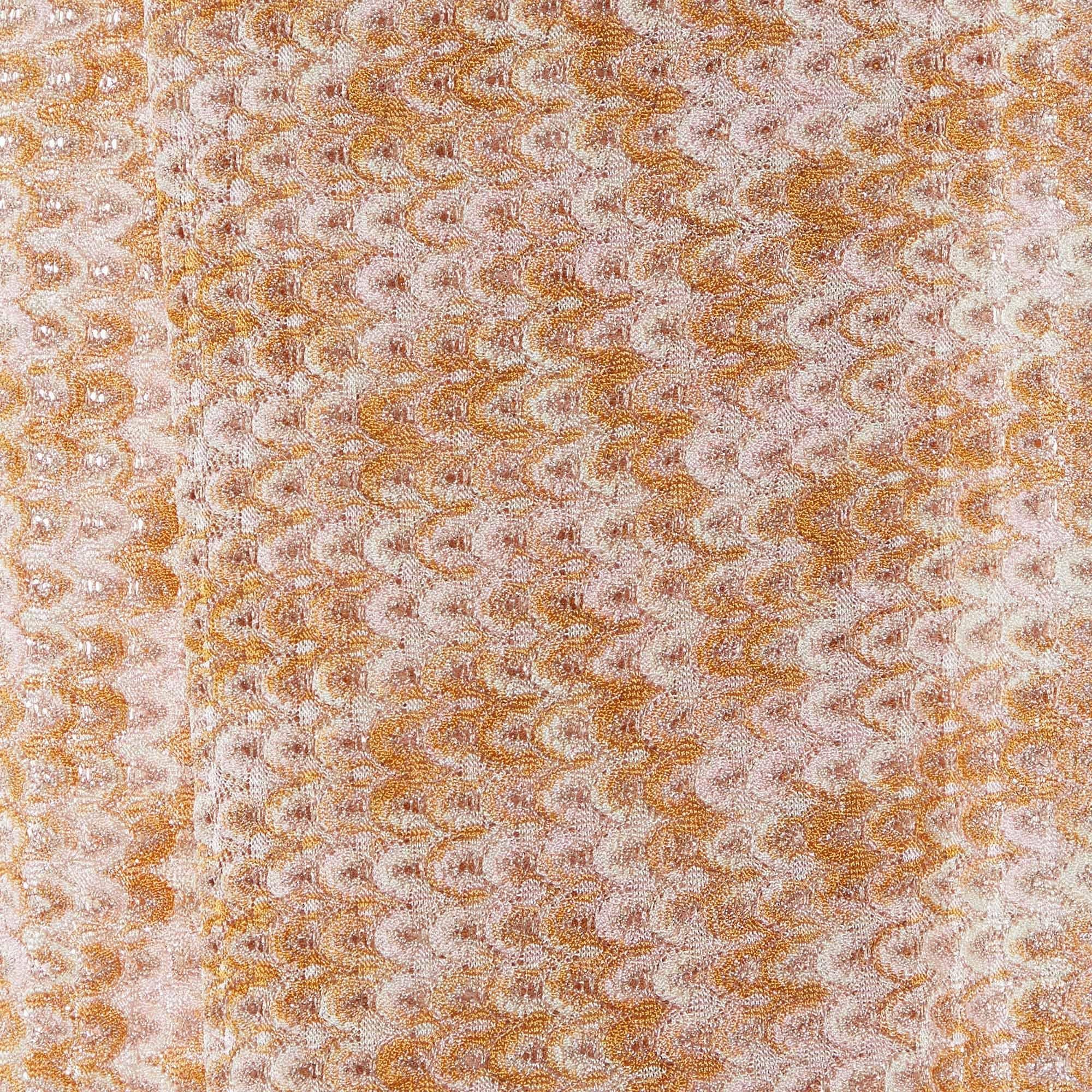 Beige Stola in maglia lurex Missoni arancione/rosa in vendita