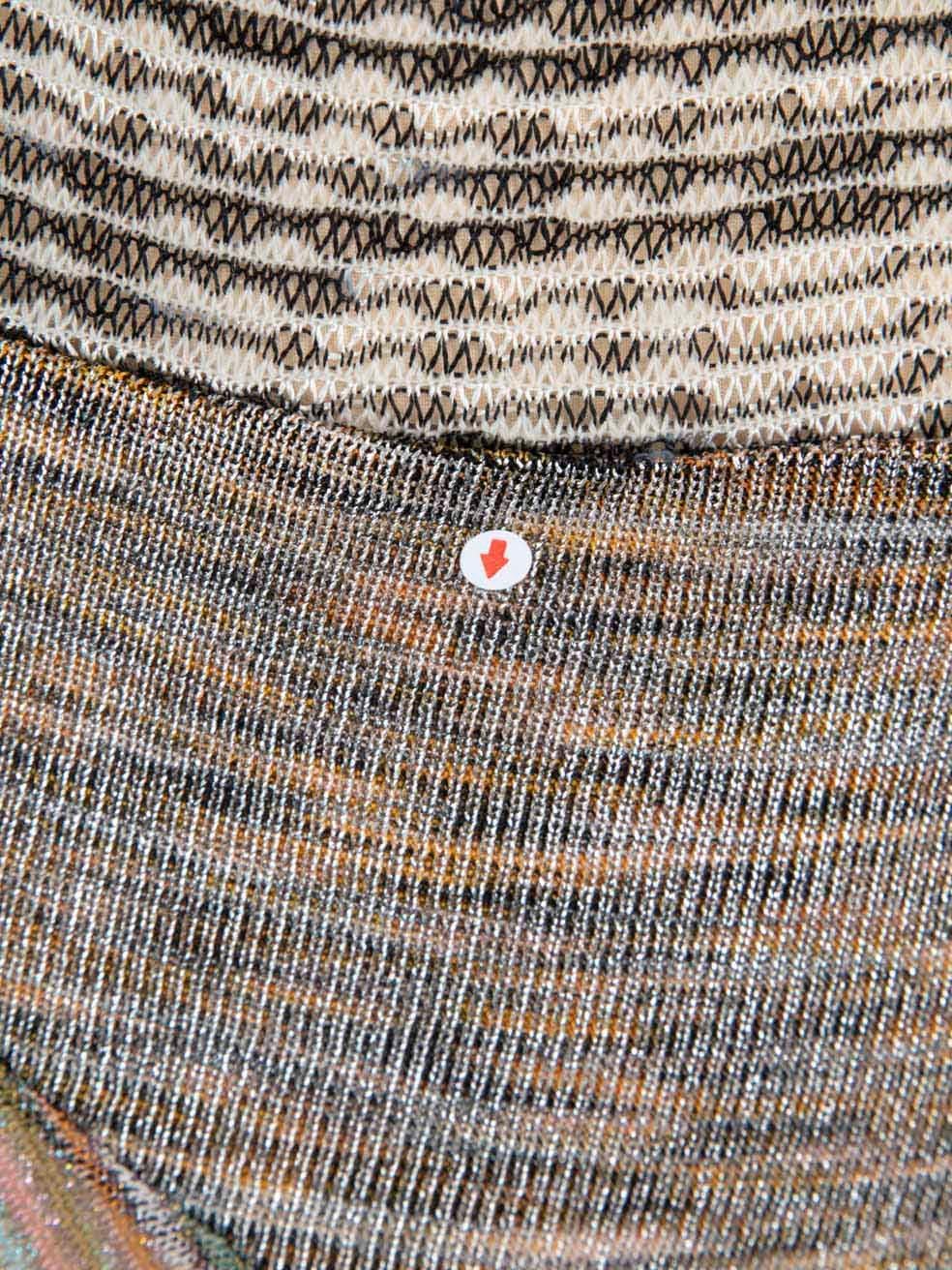 Missoni Patchwork Halter Neck Woven Maxi Dress Size M In Good Condition In London, GB