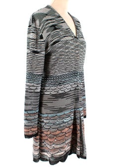 Missoni Patterned Knit Long Cardigan - Size US8