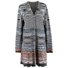 Missoni Patterned Knit Long Cardigan - Size US8