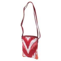 Missoni Patterned Snap Crossbody Bag in Multicolor Cotton