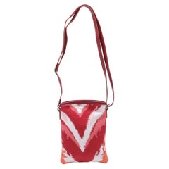 Missoni Patterned Snap Crossbody Bag in Multicolor Cotton