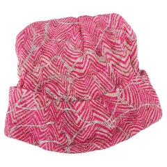 Used Missoni Pink Knitted Folded Edge Hat