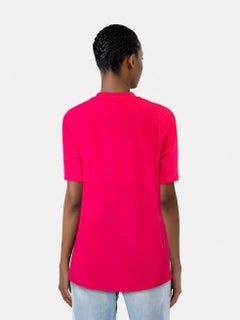 Missoni Pink Metallic Logo T-Shirt Size XS
