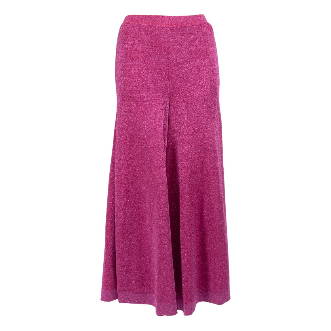 Pantalones de pata ancha metalizados rosa Missoni Talla XXS