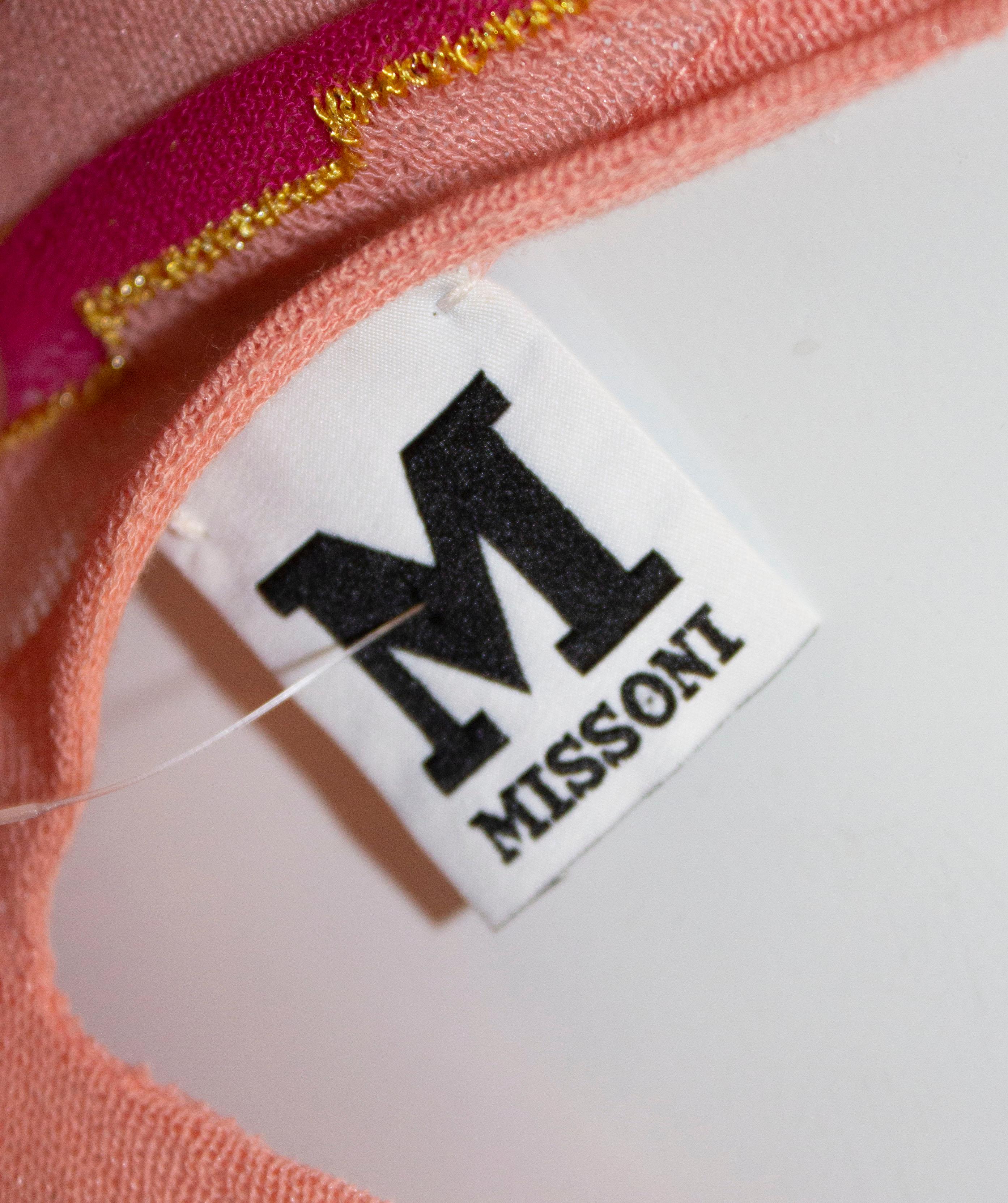 Missoni Pink Summer Top For Sale 3