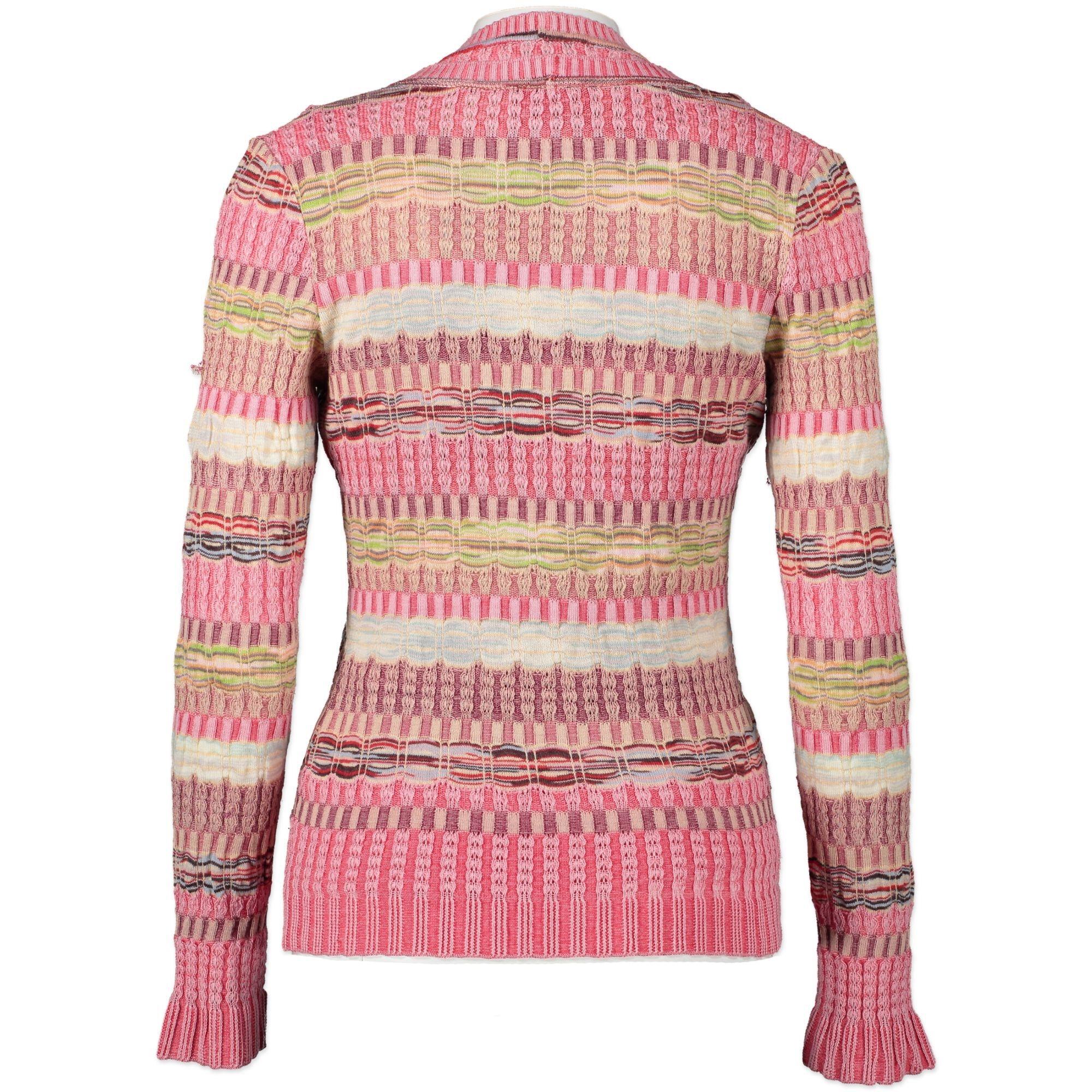 Missoni Pink Two Piece Co-ord Set - IT40 In Excellent Condition In Antwerp, BE
