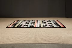 Missoni Post-Modern Striped Rug, circa 1980, Italy, Signed
