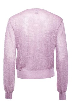 Missoni, purple cardigan with lurex