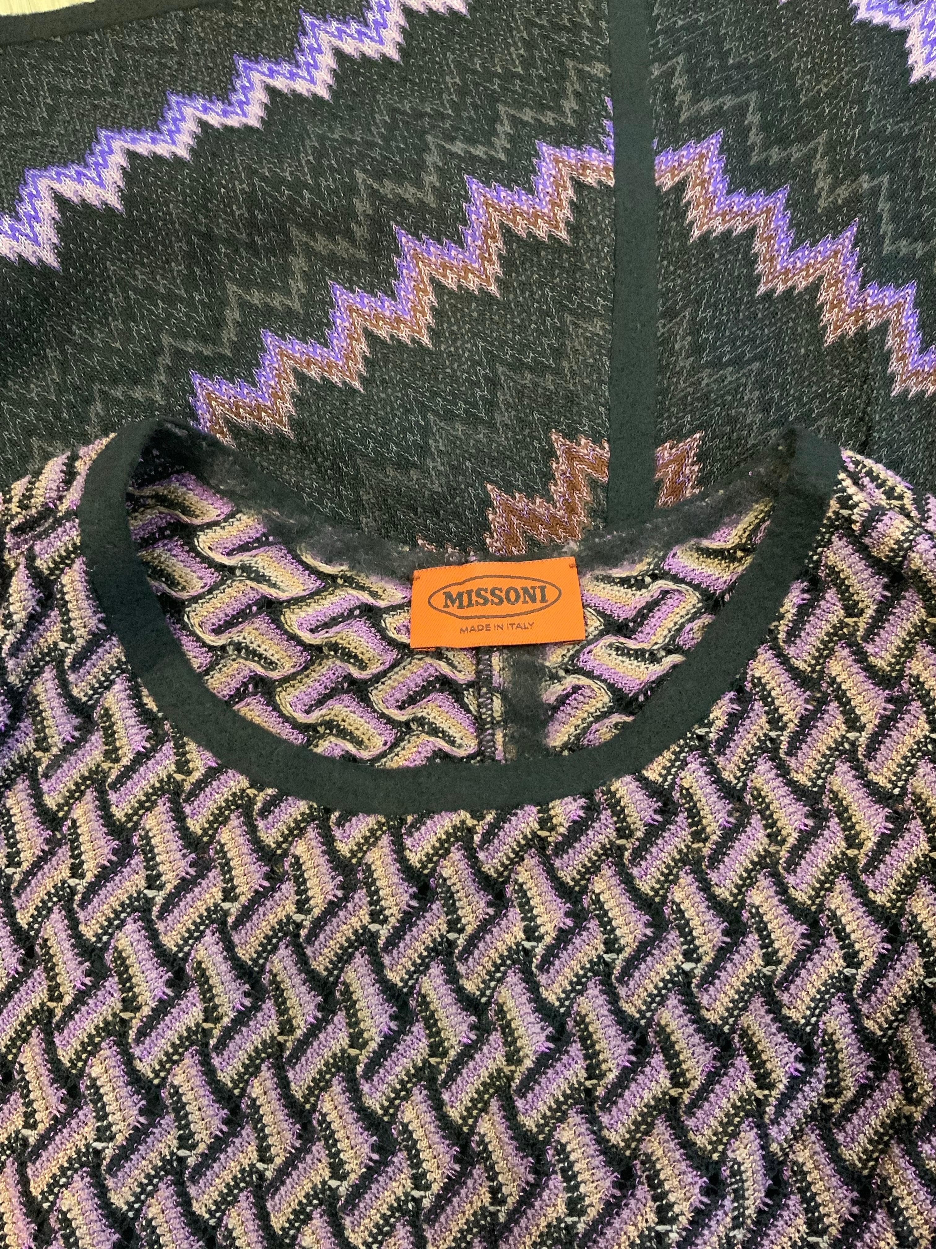 Vestido morado Missoni en venta 2