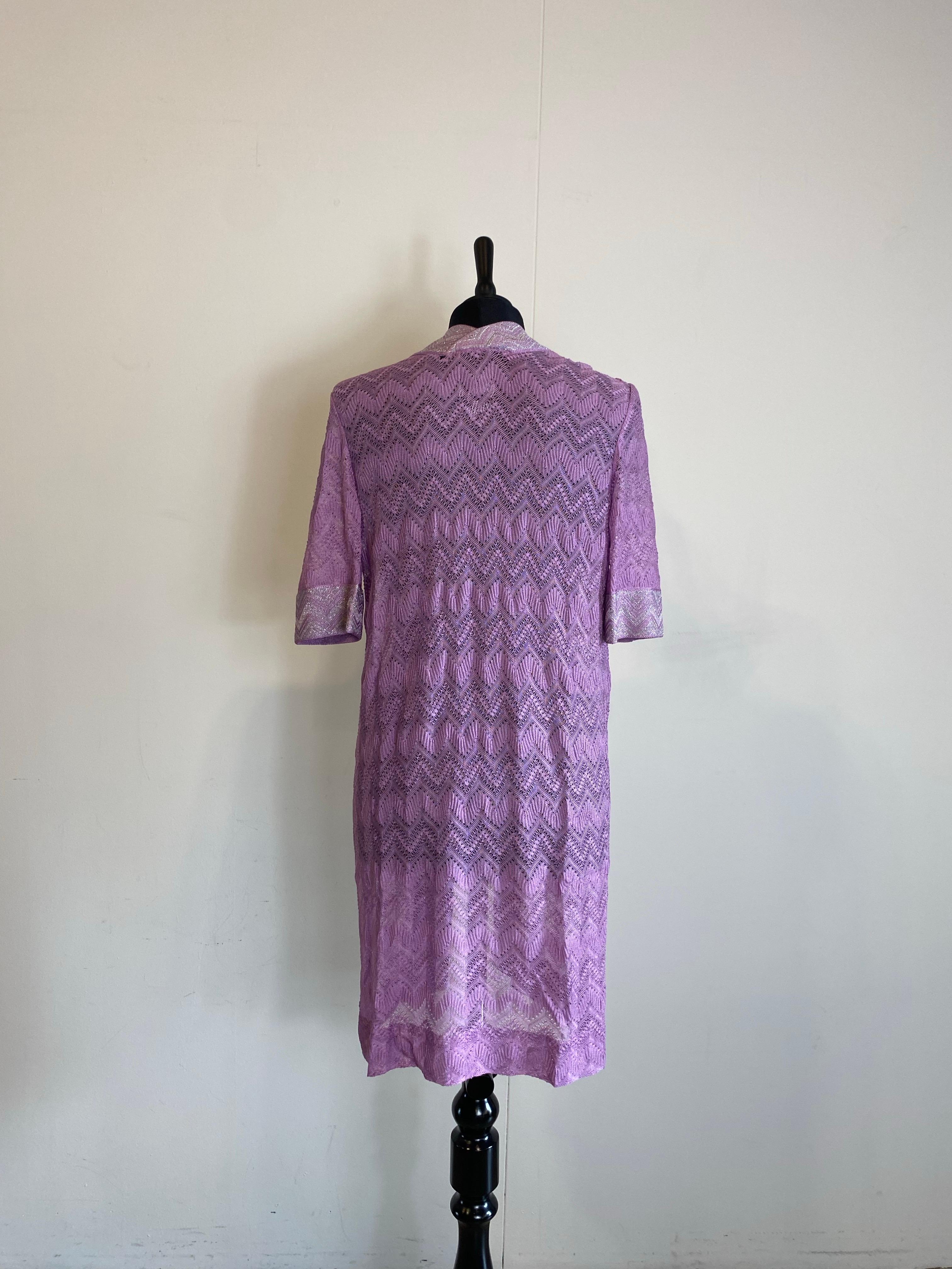 Missoni Top violet avec détails. en vente 1