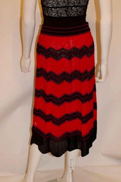 Missoni - Jupe rouge et noire