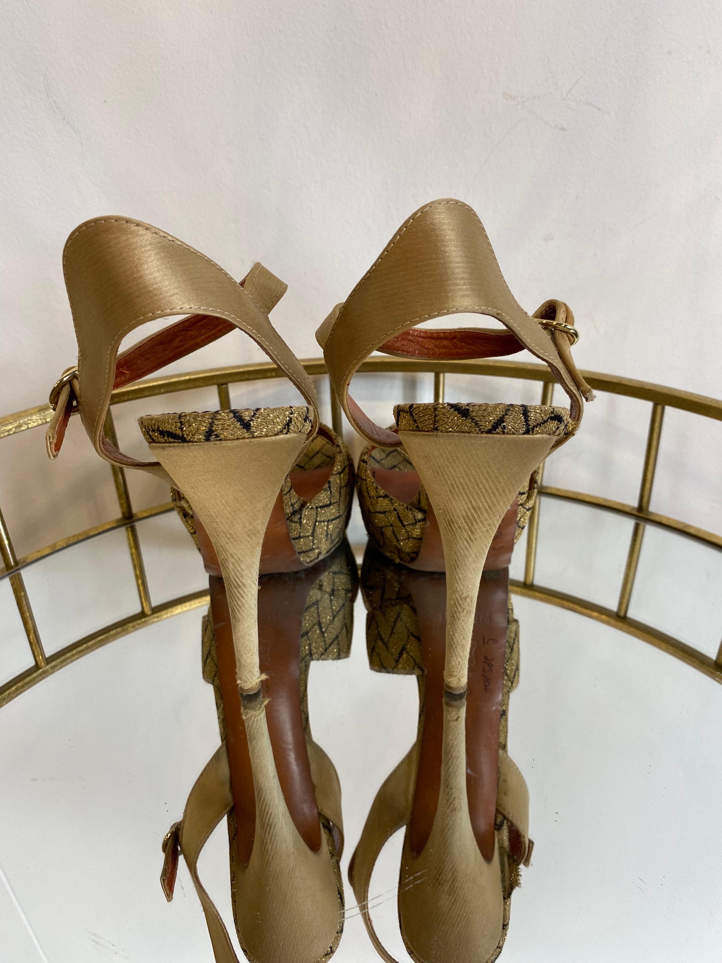 Brown Missoni sandals For Sale