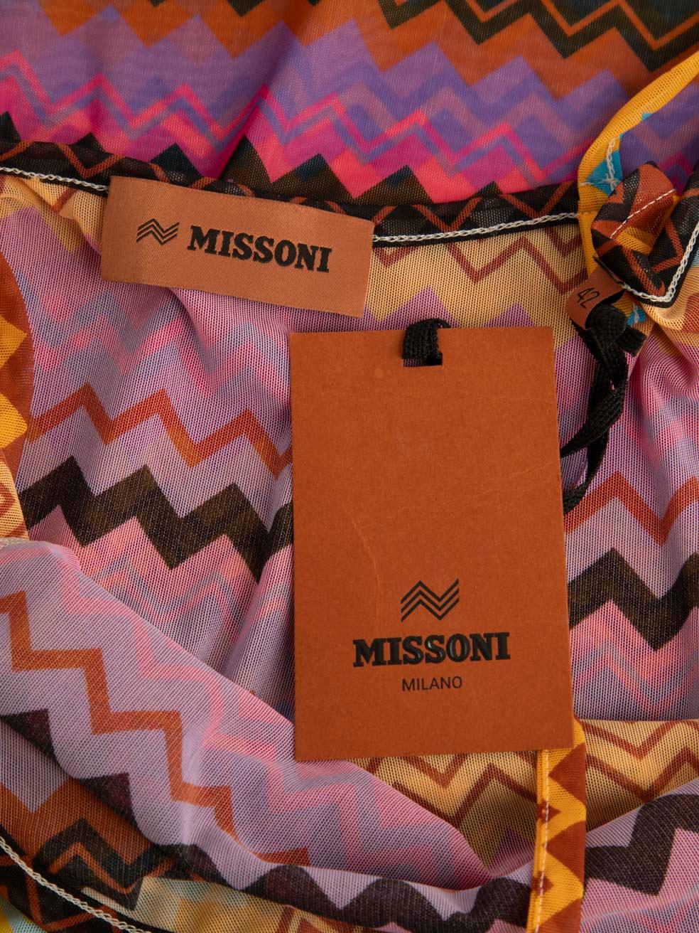 Minivestido de Missoni en zigzag transparente talla M en Nuevo estado para la venta en London, GB