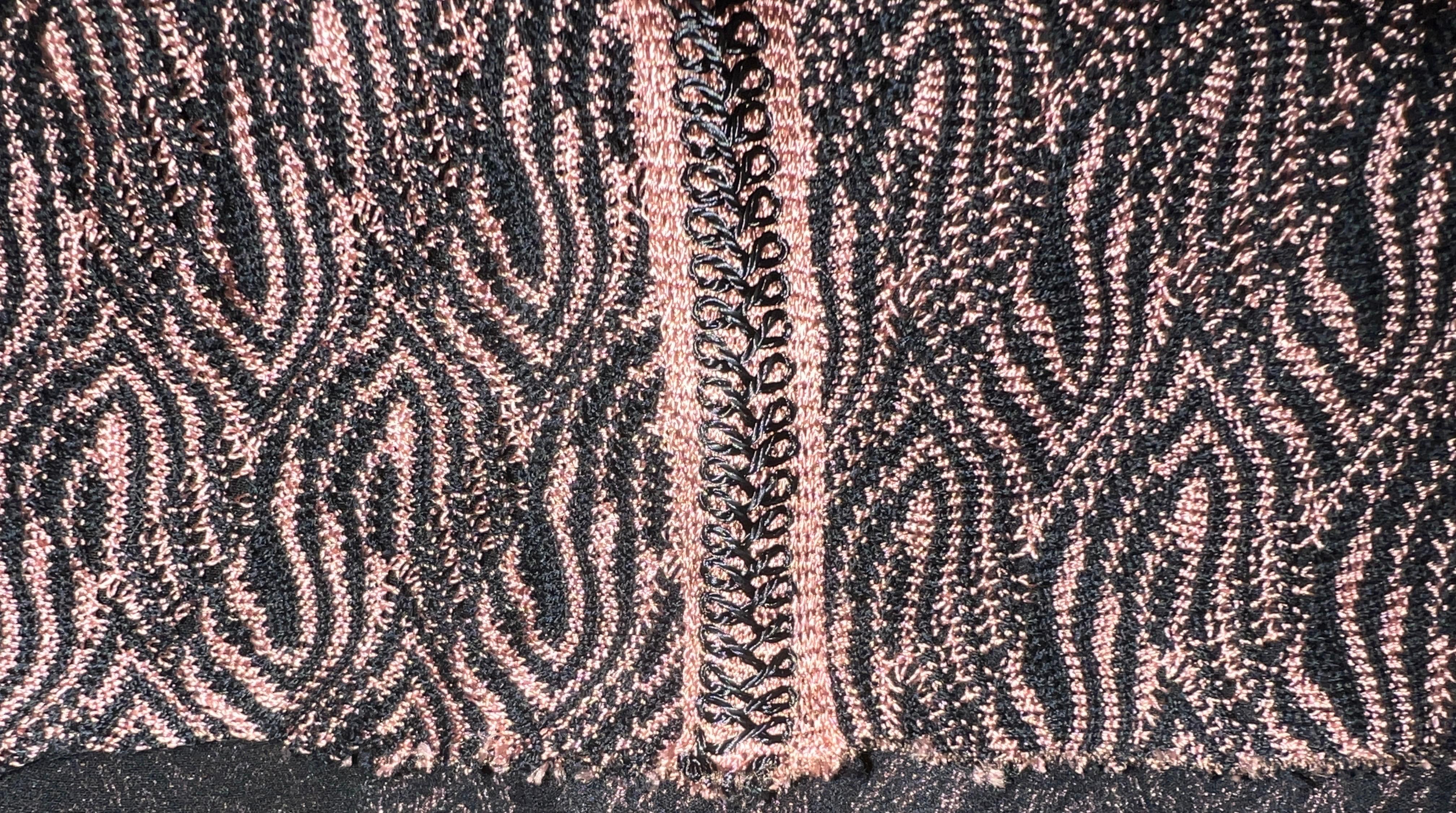 UNWORN Missoni Signature Crochet Knit Evening Gown Maxi Dress 42 For Sale 3