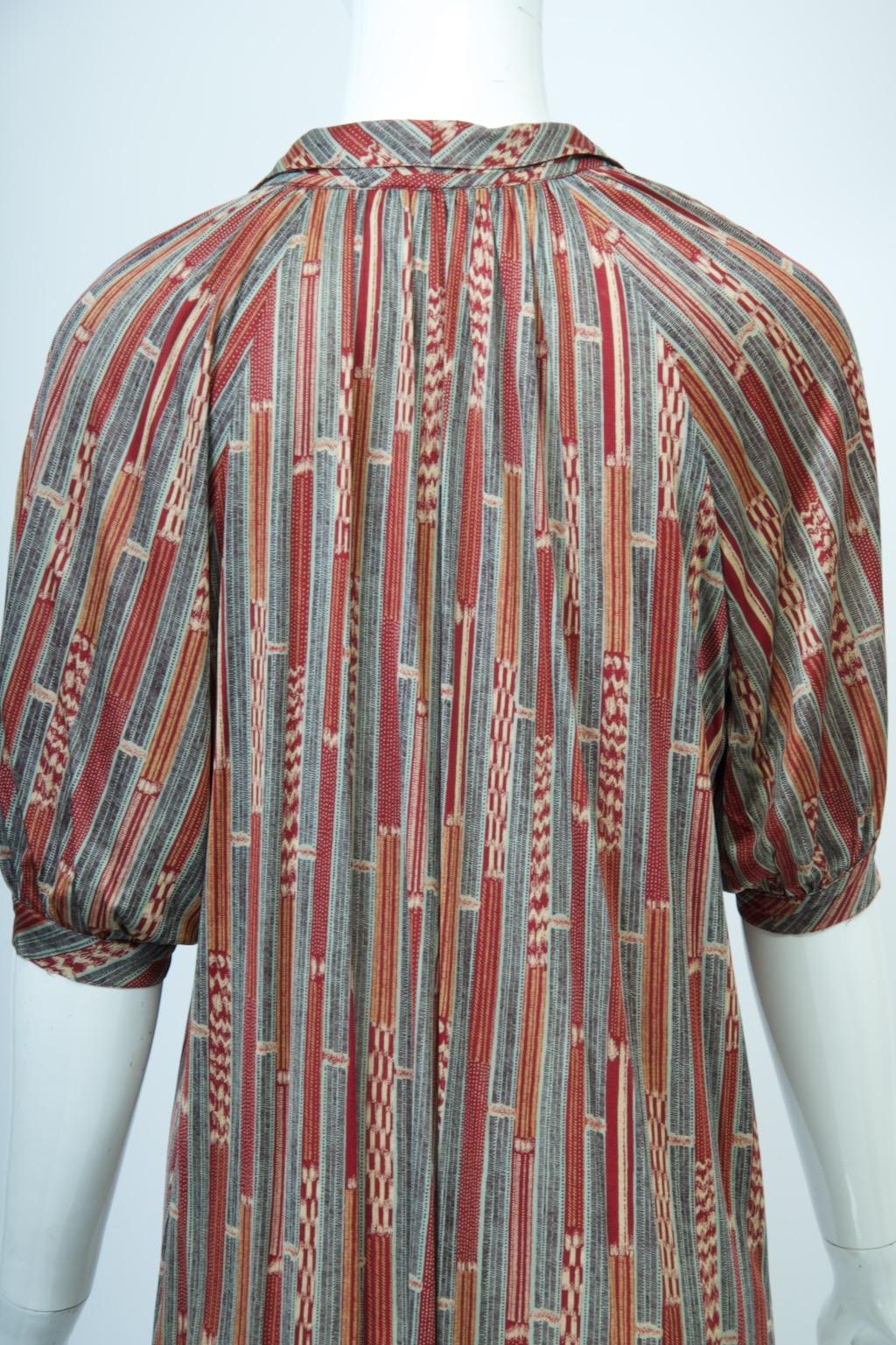 Missoni - Robe légère en soie imprimée en vente 1