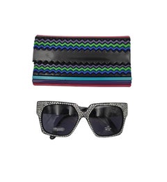 Missoni silver rhinestones sunglasses
