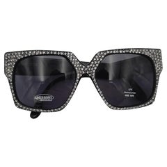 Occhiali da sole Missoni con strass d'argento