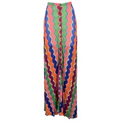 MISSONI Size 4 / IT 40 Multi-Color Geometric Maxi Skirt