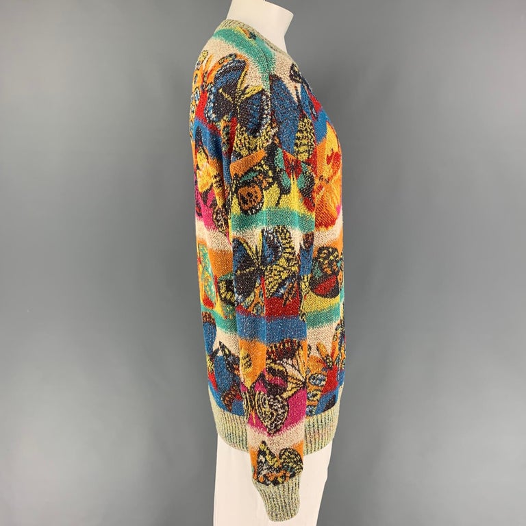 Pull Crewneck Missoni - Laine, Mohair, Nylon - Taille XL - Neuf Sans étiquettes